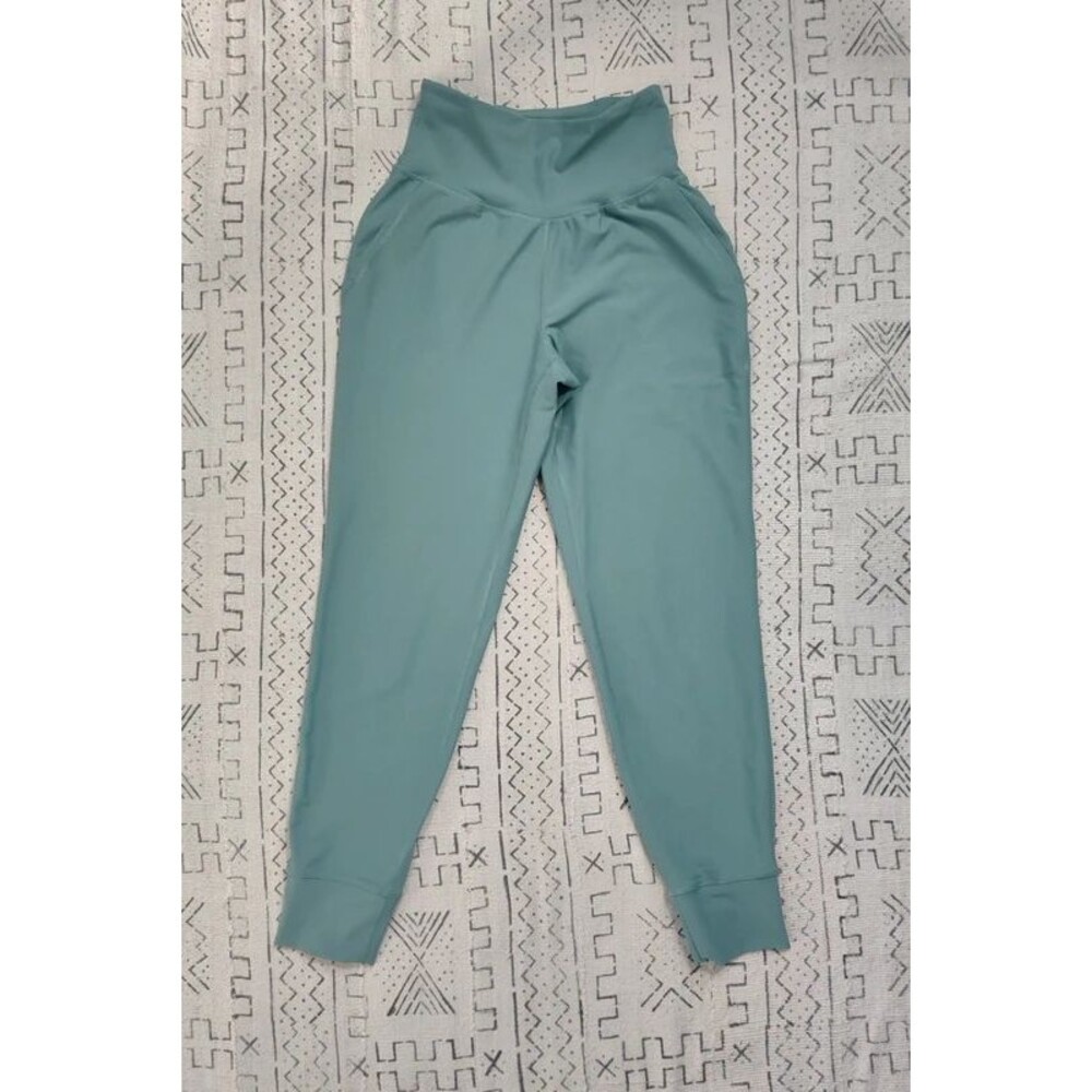 Old Navy PowerSoft Teal High Waisted Joggers Women's XS Athletic Yoga Pants